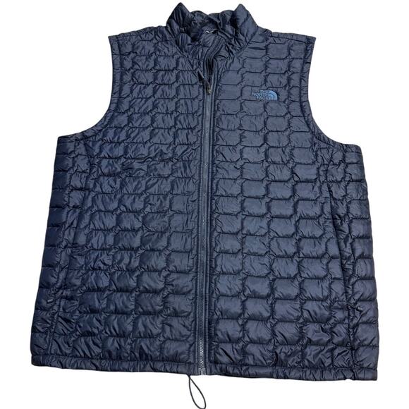 North Face Quilted Vest Puffer Thermoball Full Zip Mens Sz XL Gorpcore TNF Blue - Picture 1 of 15